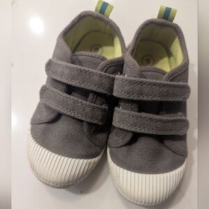 Cat & Jack Gray Sneakers with Velcro